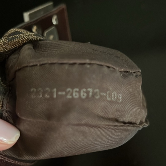 HOLIDAY SALE! Fendi Zucca FF Logo Mini Croissant Bag - vintage & rare! - Picture 10 of 17